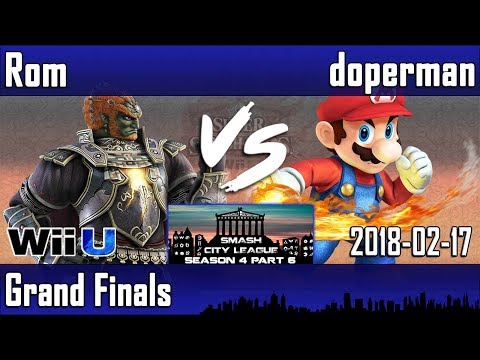 SCLS4P6 -GF- Rom (Ganondorf) vs doperman (Mario, Dr.Mario) - Smash 4