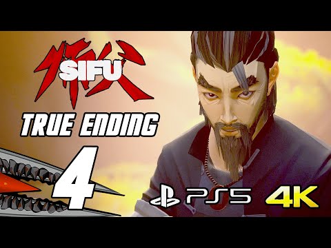 SIFU - Gameplay Playthrough Part 4 - True ENDING 100% (PS5 4K 60FPS)