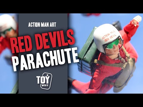 Action Man Red Devil Parachute Jump