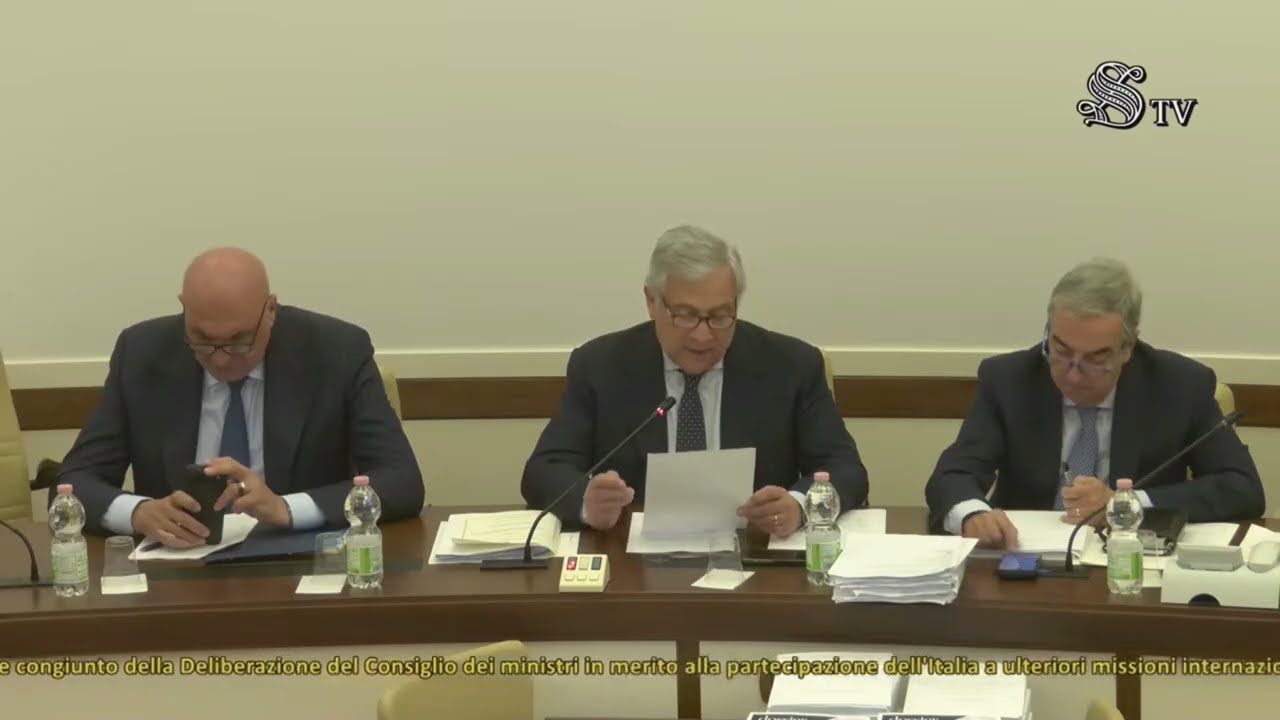 COMUNICAZIONI DEI MINISTRI CROSETTO E TAJANI IN COMMISSIONE AFFARI ESTERI SU MISSIONI INTERNAZIONALI