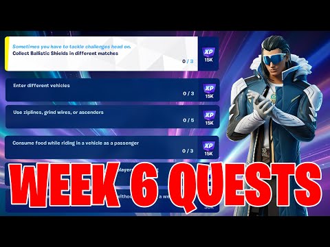 How to *EASILY* Complete All Week 6 Quests in Fortnite Chapter 5 Season 1
