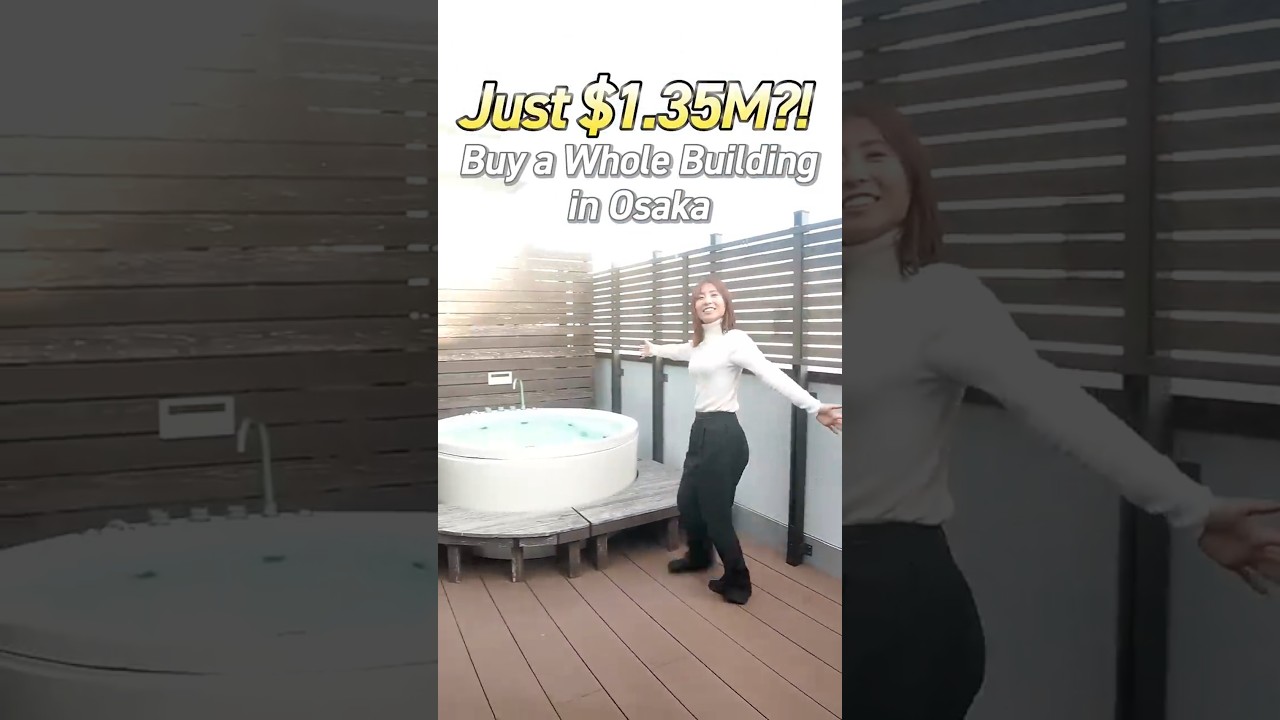 Osaka hotel property with 4 floors  #japaninvestment #realestatejapan