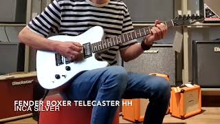 Video thumbnail for Fender Boxer Telecaster Inca Silver HH - Distortion and Clean - No Talking by Goran's Music Circle