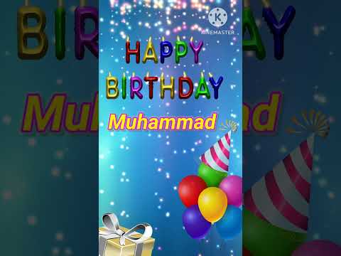 Happy birthday 🎂 Muhammad |Colourful theme 🥳 Celebrate 🎉 your special day #birthday#status#wishes