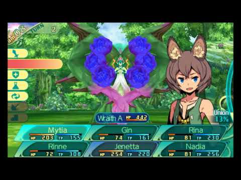 Etrian Odyssey 5 Level 46 Buster Cannon vs Dryad (Advanced)