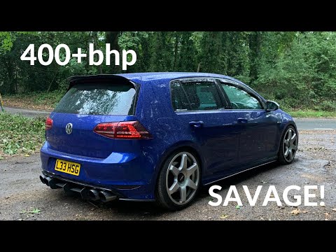 OUT IN MY INSANE STAGE 2 400+BHP VOLKSWAGEN GOLF MK7 R            **0-60 DIDNT GO TO PLAN!!**