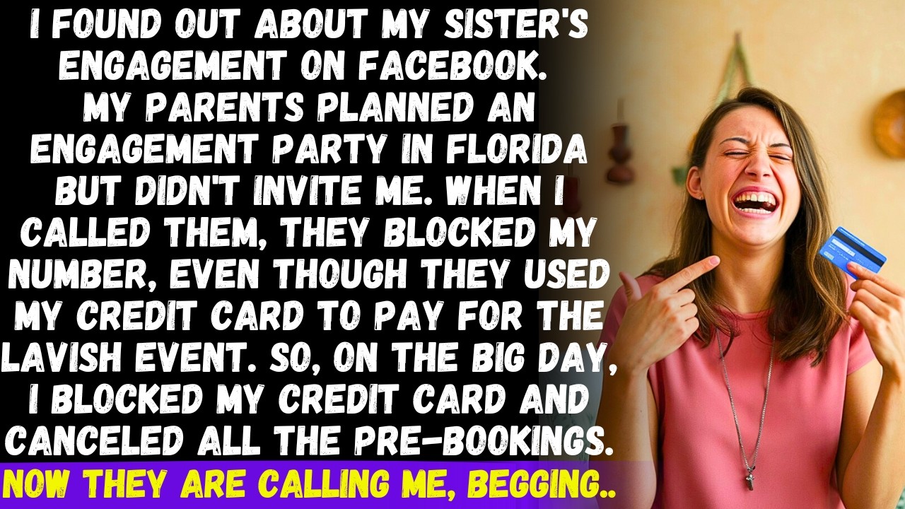 I found out about my sister's engagement news on Facebook. My parents didn’t invite me, but then...