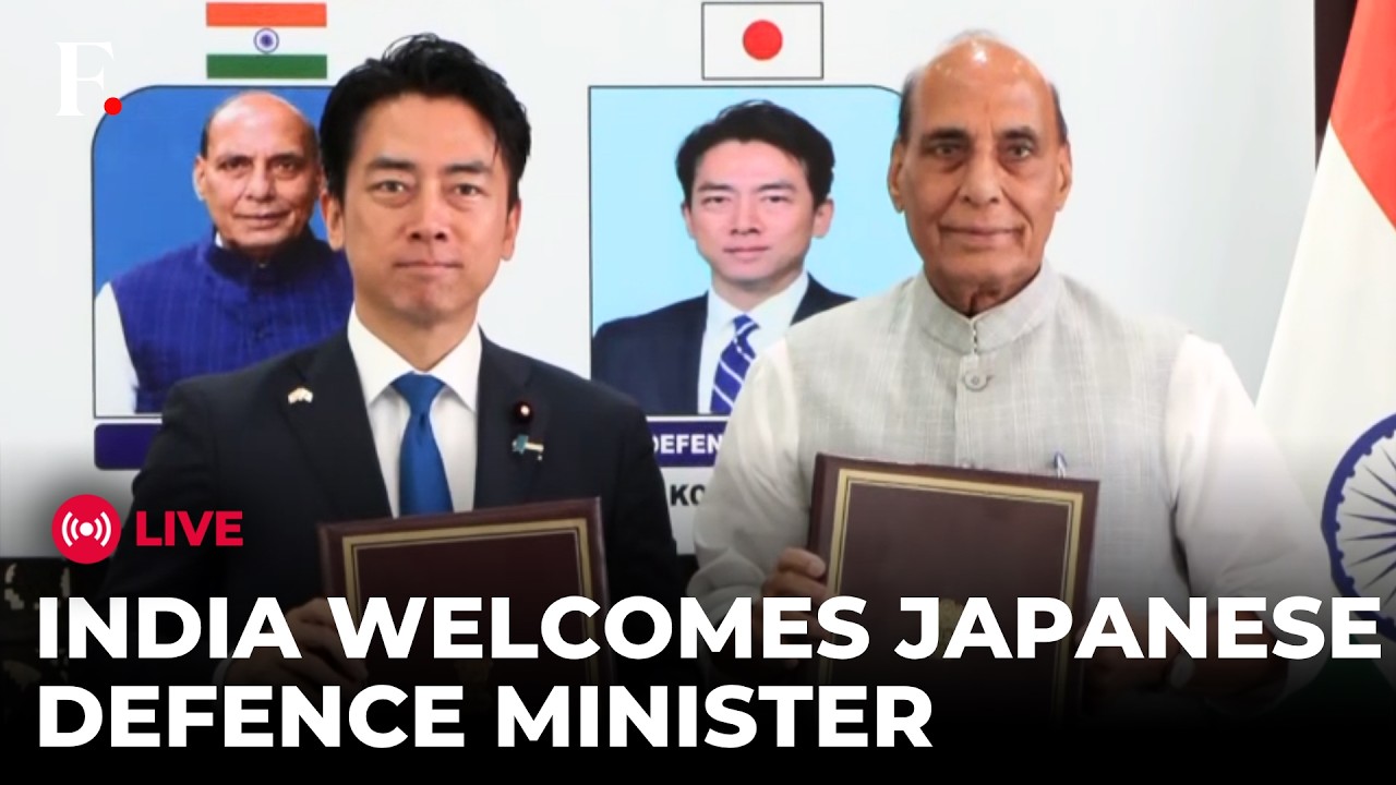 INDIA JAPAN TIES LIVE: Indian Defence Minister Rajnath Singh Meets Japanese Counterpart Koizumi