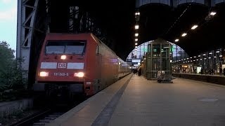 preview picture of video 'Bahnverkehr (Traffic) Bahnhof Hamburg-Dammtor - ICE, RE, BR 101, S-Bahn - Teil 1'