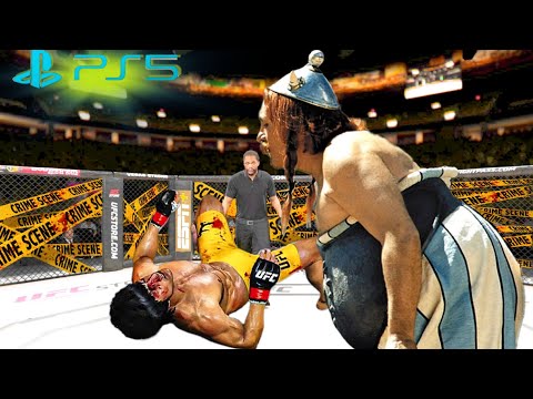 UFC4 Bruce Lee vs. Obelix EA Sports UFC 4