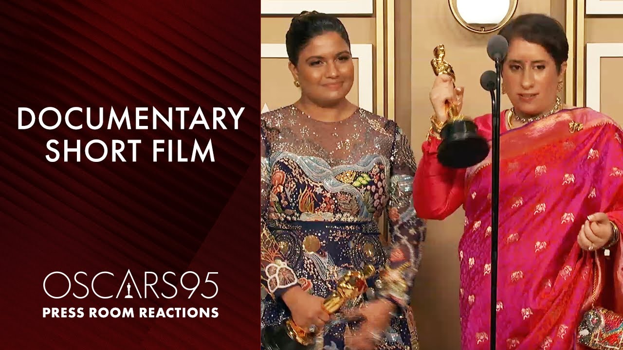 Documentary Short | The Elephant Whisperers | Oscars95 Press Room Speech