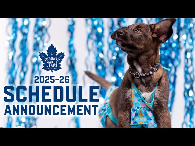 Toronto Maple Leafs 2025-26 NHL regular season schedule announced