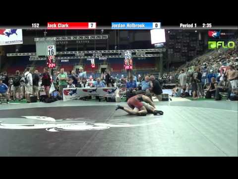 Junior 152 - Jack Clark (New Jersey) vs. Jordan Holbrook (Ohio)