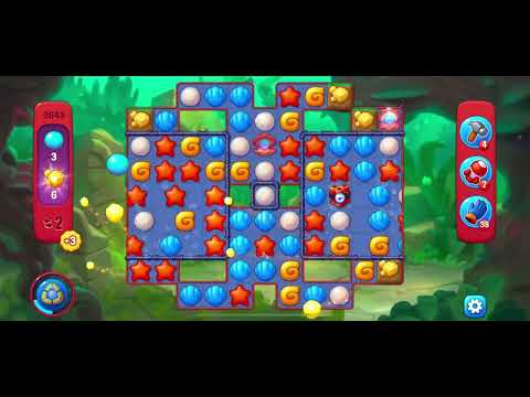 Fishdom 3643 - Hard Level (14+3 Moves)
