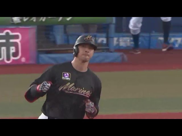 【1回裏】バックスクリーン左への先制2ラン!! マリーンズ・藤岡裕大 キャリアハイに並ぶ第5号HR!!  2024年8月11日 千葉ロッテマリーンズ 対 オリックス・バファローズ