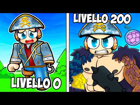 RAGGIUNGO IL LIVELLO 200 SU BLOX FRUITS! - ROBLOX