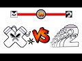 X Vs TWO Alphabet Lore VS Numbers Lore
