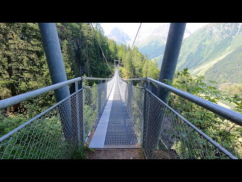 Wanderung Ötztal Längenfeld Hängebrücke Burgstein