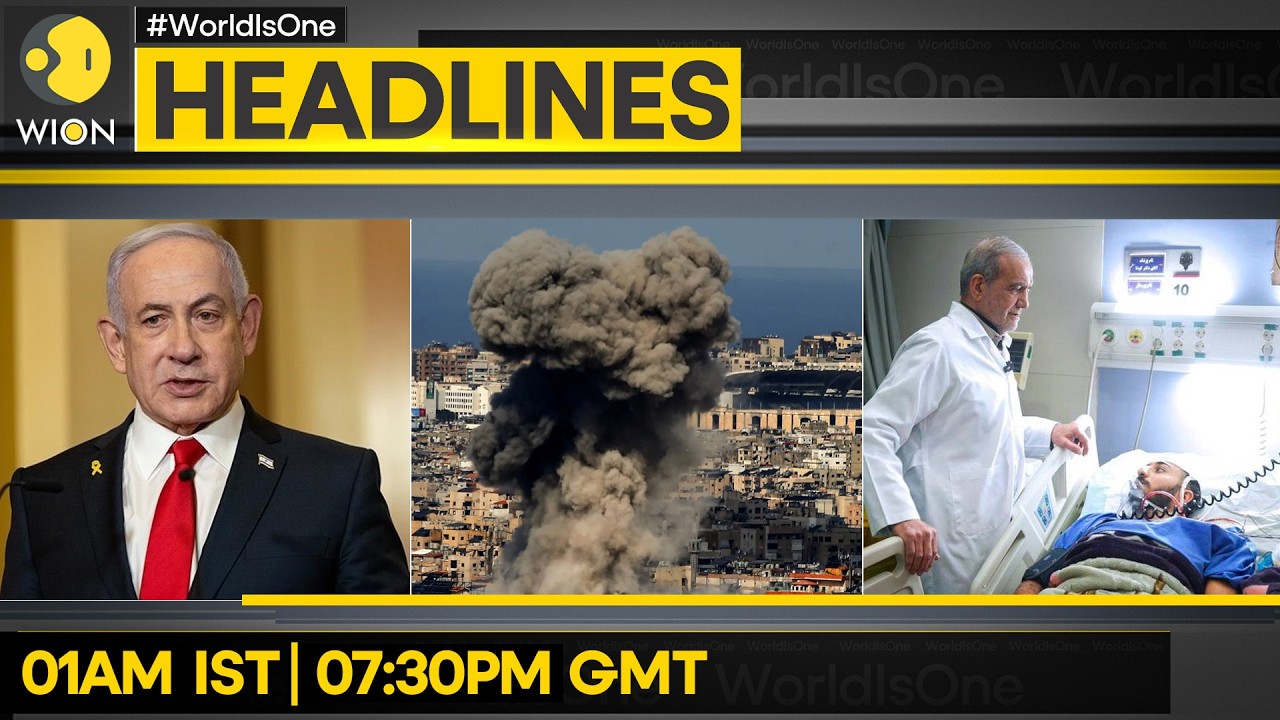 US-Iran War: Israel Claims 5 IRGC Commanders Killed In Beirut | Pezeshkian Visits Wounded In Tehran