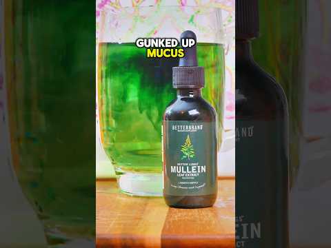 Mullein is NOT magic, but can be magical for people who V8P too much. #ytshorts #badhabits