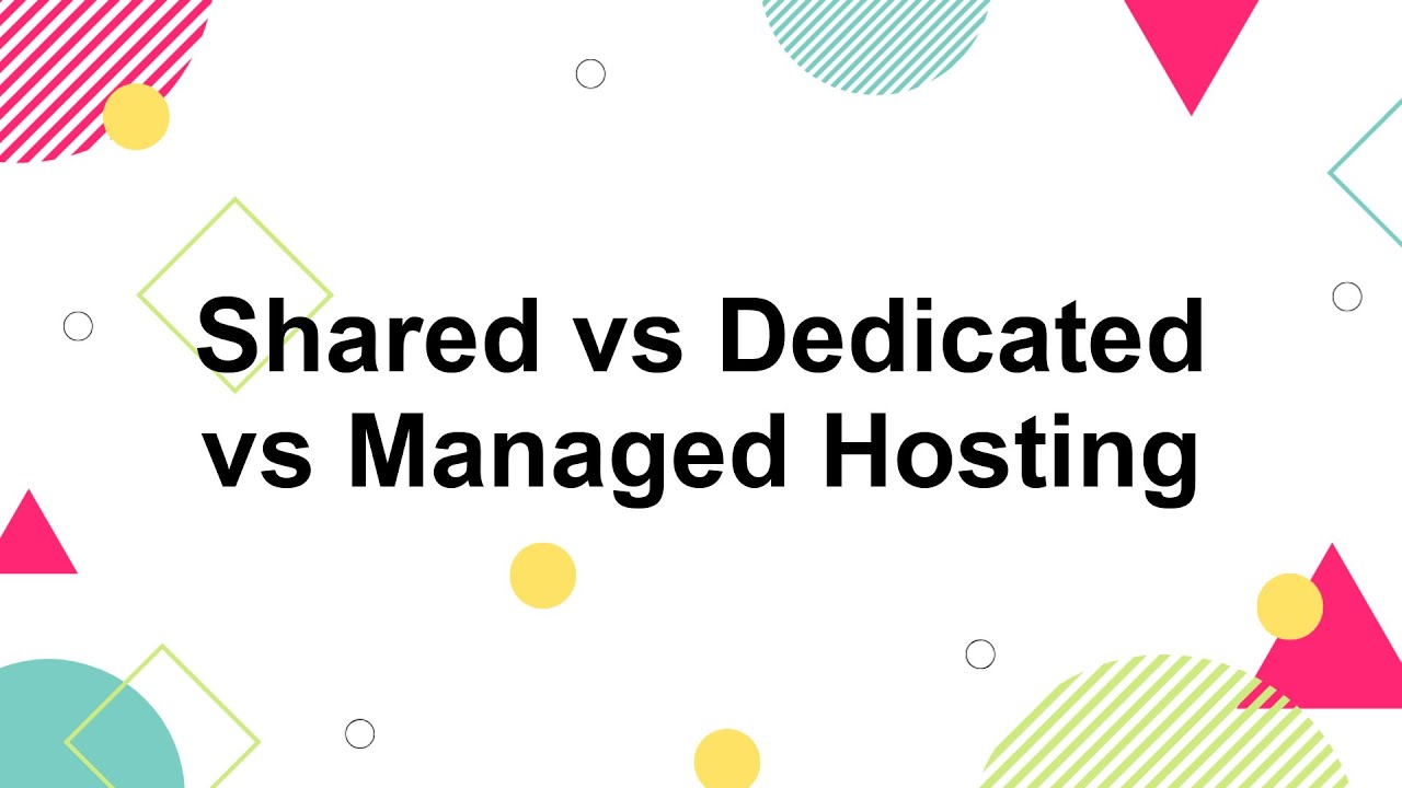 WordPress Hosting Options: Shared vs Dedicated vs Managed Hosting