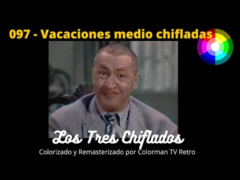 097 Los Tres Chiflados, Vacaciones medio chifladas- 1946 REMASTERIZADO (último con Curly en el trio)