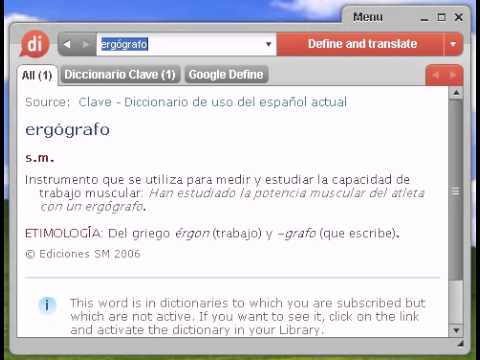 Definición de ergógrafo