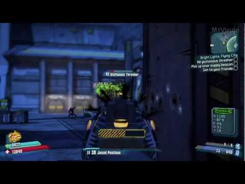 Borderlands 2 - How to Easily Kill Gluttonous Thresher (Without getting hit!)