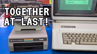 Using a Commodore 1541 disk drive with an Apple II
