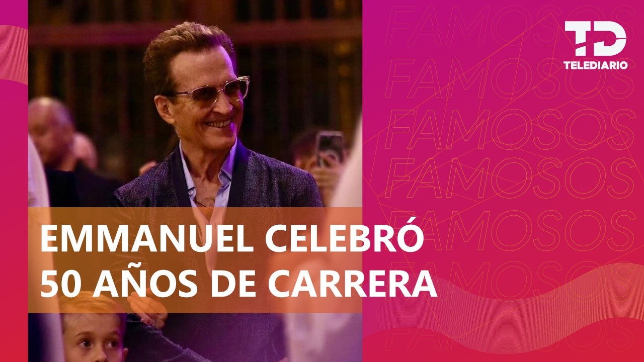 Emmanuel celebra 50 años de trayectoria en la Catedral Metropolitana