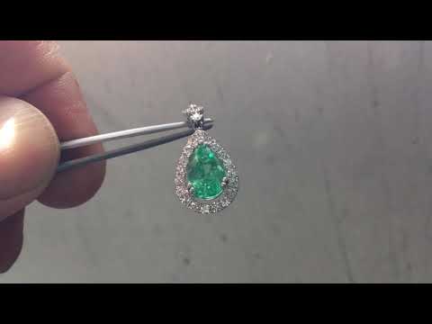Emerald and Diamond Pendant R8611