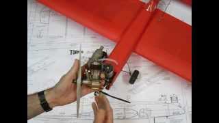 Control line model with Frog-500 engine