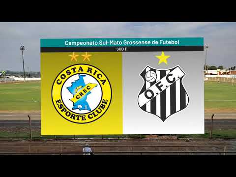 Costa Rica EC X Operário FC  - Estadual SUB 11