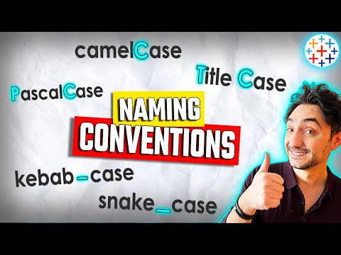 5 Naming Conventions Every Developer Should know | #Tableau Course #49