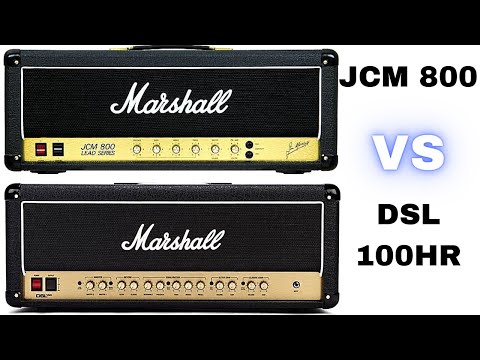 Marshall JCM 800 vs DSL100HR Dual Super Lead