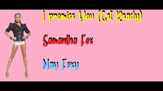 Samantha Fox-I promise you
