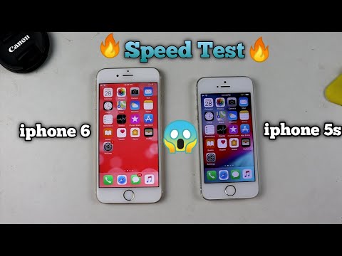 Iphone 6 VS Iphone 5s Speed Test Comparison 🔥
