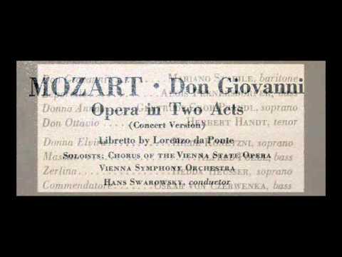 Mozart / Hans Swarowsky / Mariano Stabile, early 1950s: Don Giovanni - Overture, Act 1