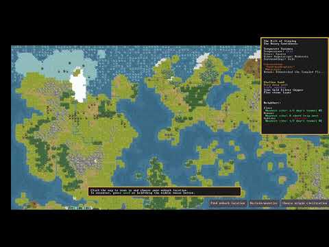 Dwarf Fortress Beginner's Guide 1: World Generation and Fortress Location (steam version)
