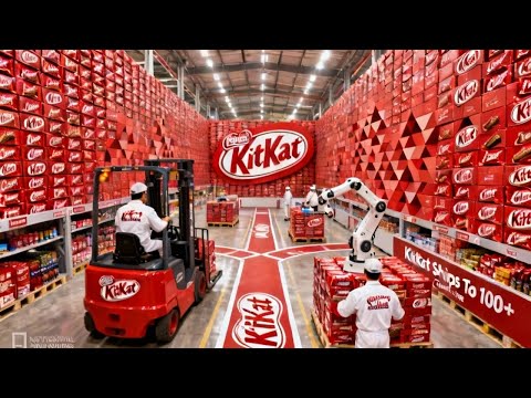 Inside the KitKat Factory: How Millions of Chocolate Bars Are Made at Industrial Scale Full Process