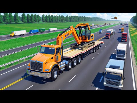Mining Truck 75 Tons Special Transport - American Truck Simulator - Logitech G29 Setup + Handbrake
