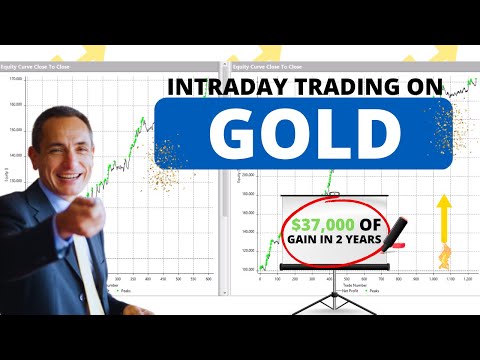 Intraday Trading on Gold: $37,000 of Gain in 2 Years with These Strategies! Rules & Details