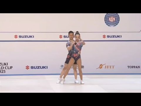 SUZUKI WORLD CUP 2025’ MixPair Champion. Mizuki Saito, Riri Kitazume
