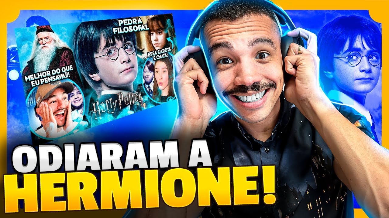 ODIAMOS A HERMIONE ASSISTINDO HARRY POTTER  | WIZARDING BRUNO REAGE A @Apenas_1Corte