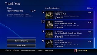 Mortal Kombat X: HOW TO DOWNLOAD KOMBAT PACK 2! - MKXL SCORPION PS4 THEME OVERVIEW