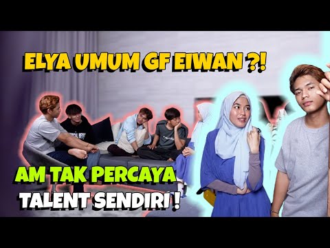 PRANK ELYA GF EIWAN ?! AM TAK PERCAYA ANNIVERSARY TALENT SENDIRI !
