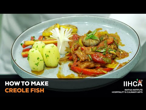 HOW TO MAKE CREOLE FISH || IIHCA KHATIMA || CARIBBEAN DISH