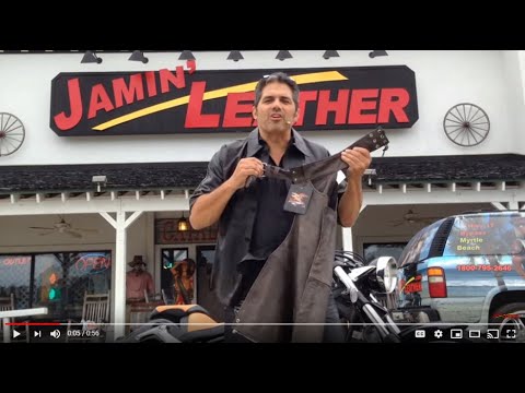 How to PUT ON LEATHER CHAPS with Jamin' Leather®