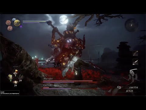 Nioh 2 - Intense Battle with Gozuki & Mezuki! (Hanna) | PS4Pro