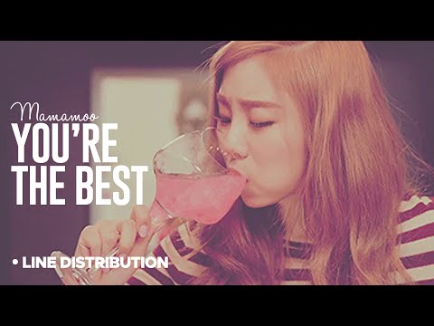 MAMAMOO - You're the best: Line Distribution